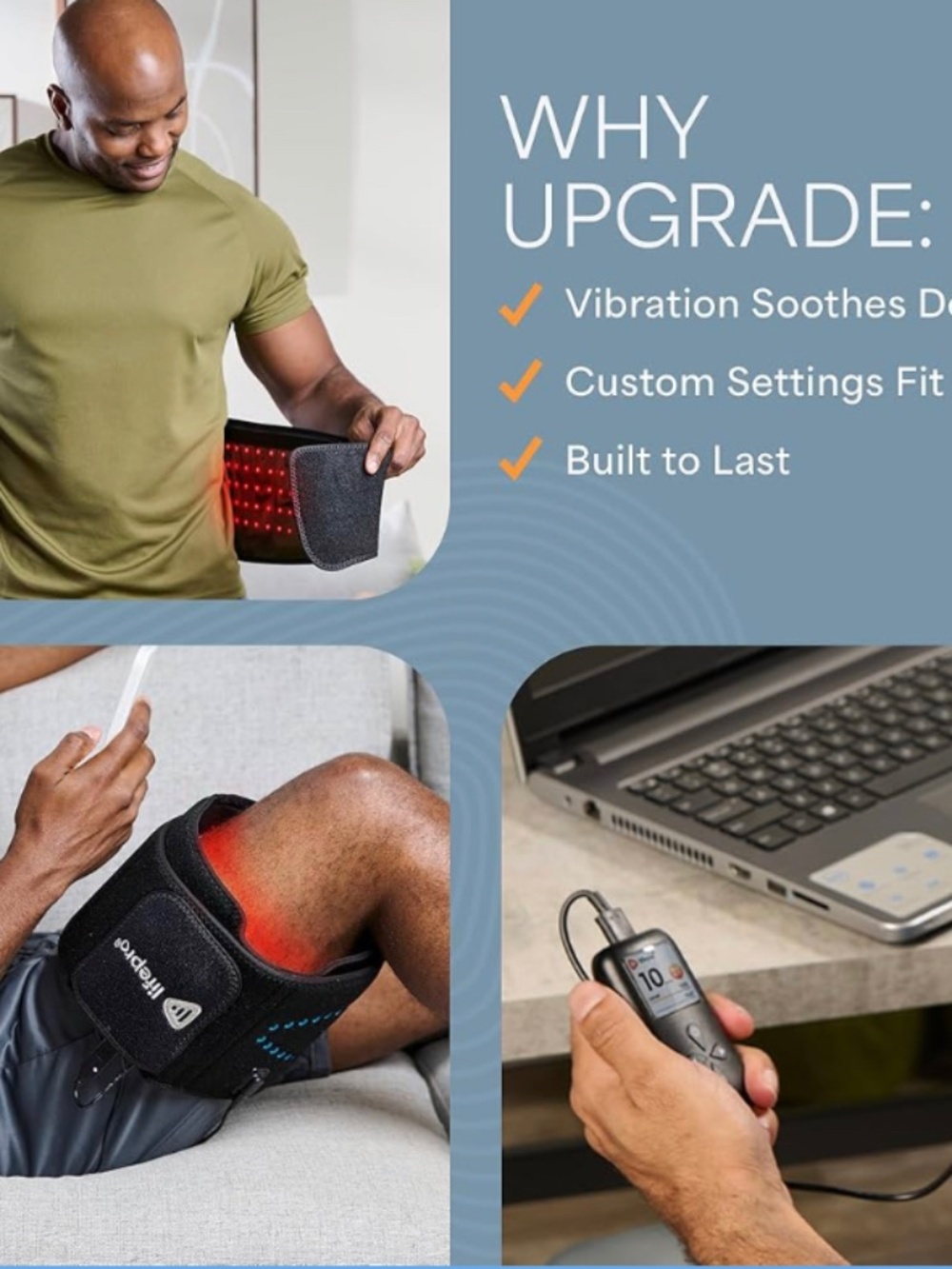 Lifepro AllevaRed™ Pro Red Light Therapy BeltExperience professional
